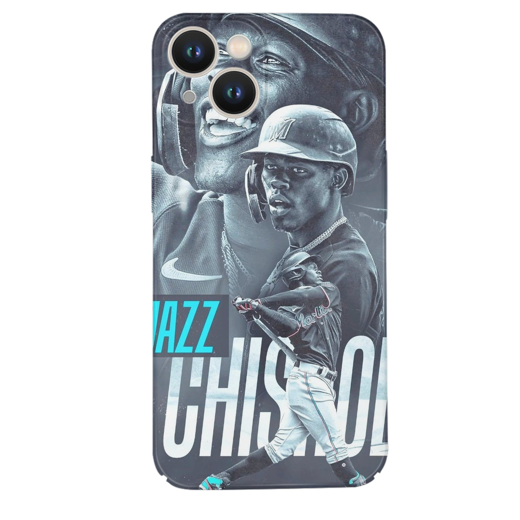 Jazz Chisholm Jr. 45 IPhone 14 Series Full-Cover Hard Case – Shockproof With Raised Camera Protection – Precise Cutouts, Wireless Charging Compatible – Durable, Anti-Yellowing, Easy To Clean